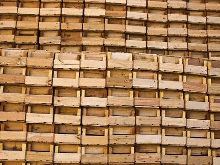 Wooden boxes 
