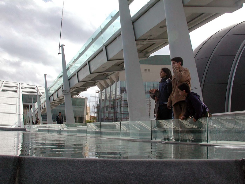 La passerelle. Bibliotheca Alexandrina