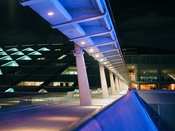 The footbridge. Bibliotheca Alexandrina  