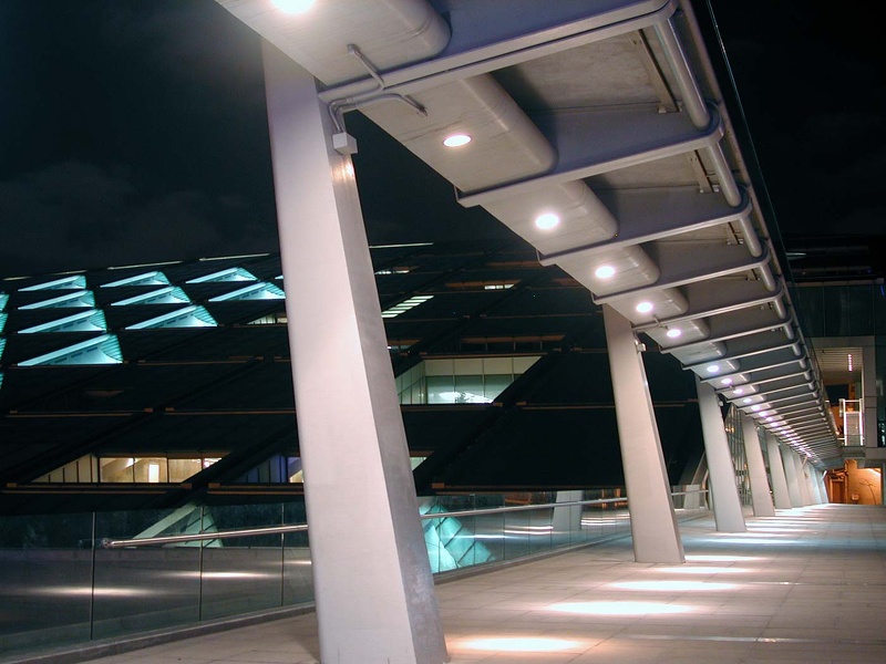 The footbridge. Bibliotheca Alexandrina  