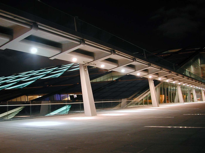 La passerelle. Bibliotheca Alexandrina