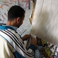  Atelier de tissage au Centre d'Arts Wissa Wassef à Haraneya (Le Caire) 