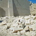 Stonemason. Restoration workshop in Qaitbay (Alexandria)  