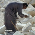 Stonemason. Restoration workshop in Qaitbay (Alexandria)  