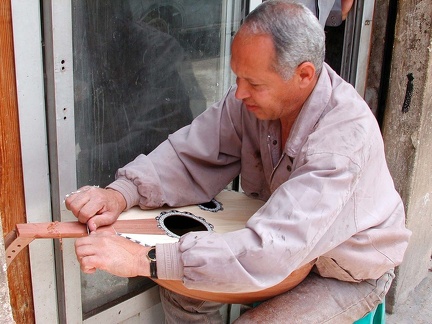 Luthier. Rue Mohamed Ali, Le Caire 