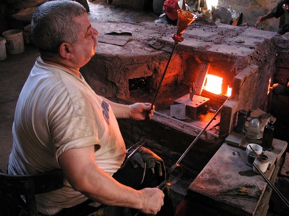  Souffleur de verre à Bab el Nasr (Le Caire)  