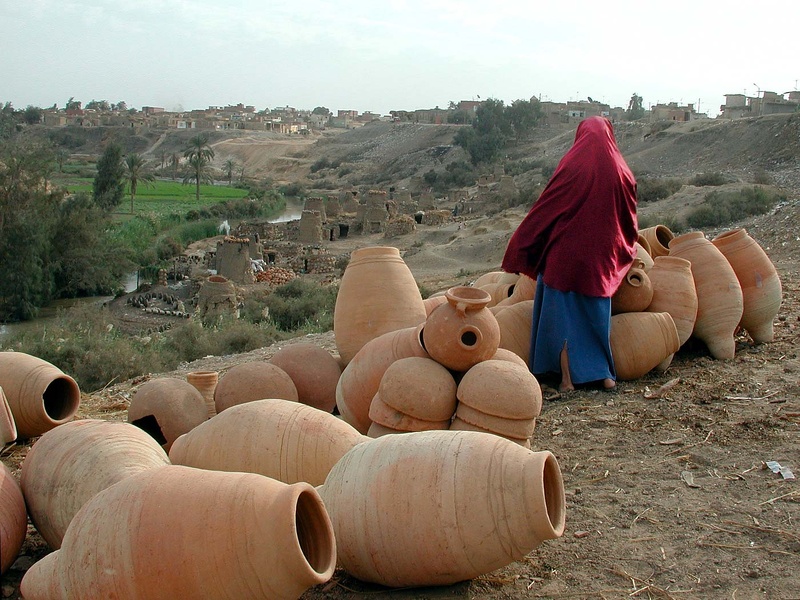 Le village des potiers à Nazla (Fayoum) 