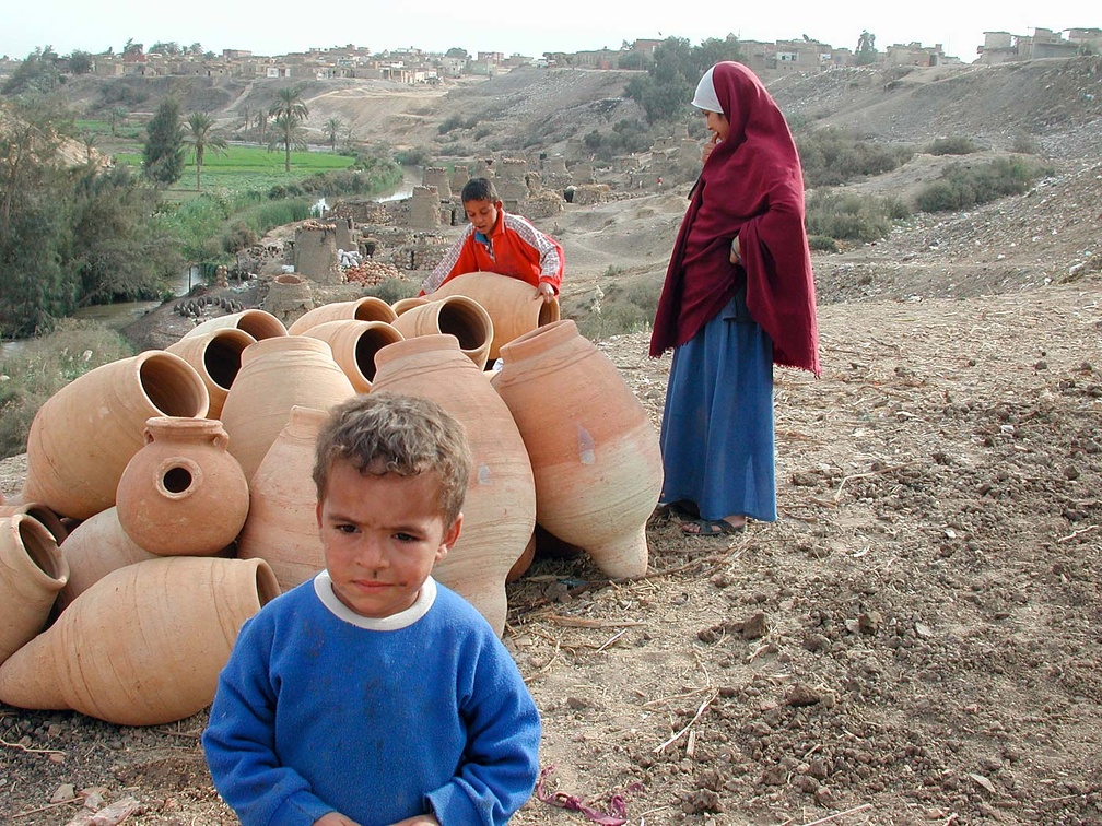 Le village des potiers à Nazla (Fayoum) 