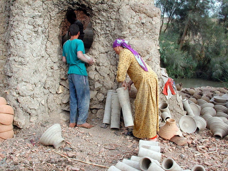 The village of potters at Nazla (Fayoum)  