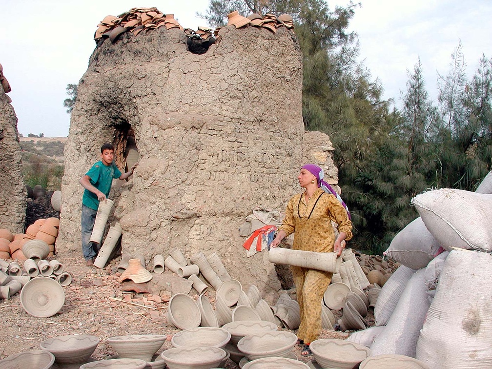 The village of potters at Nazla (Fayoum)  