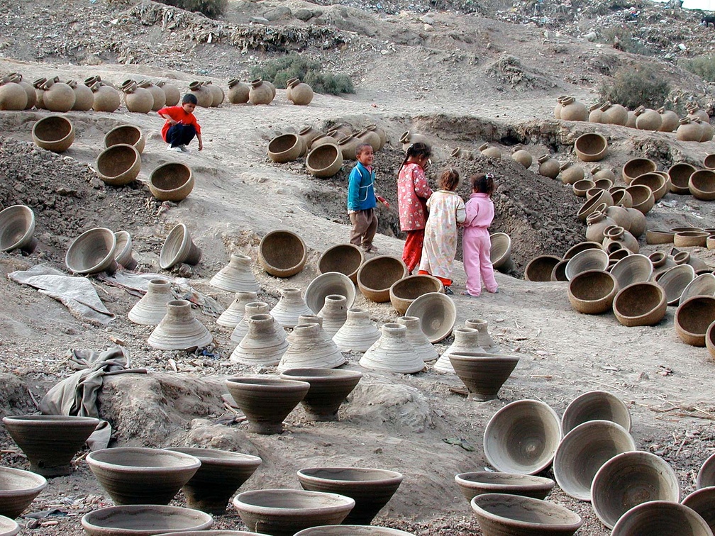 Le village des potiers à Nazla (Fayoum) 