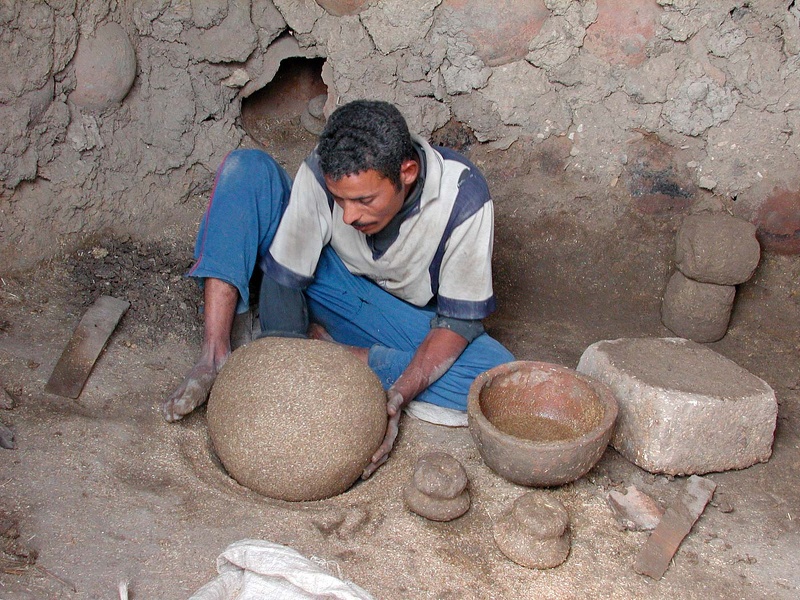 Le village des potiers à Nazla (Fayoum) 