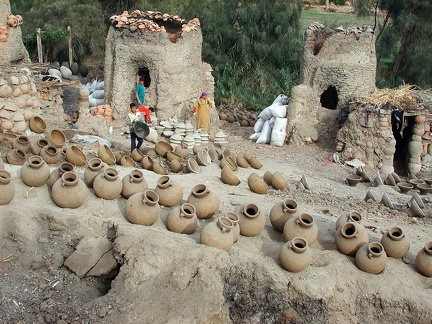 Pueblo de alfareros. Nazla (Fayoum) 