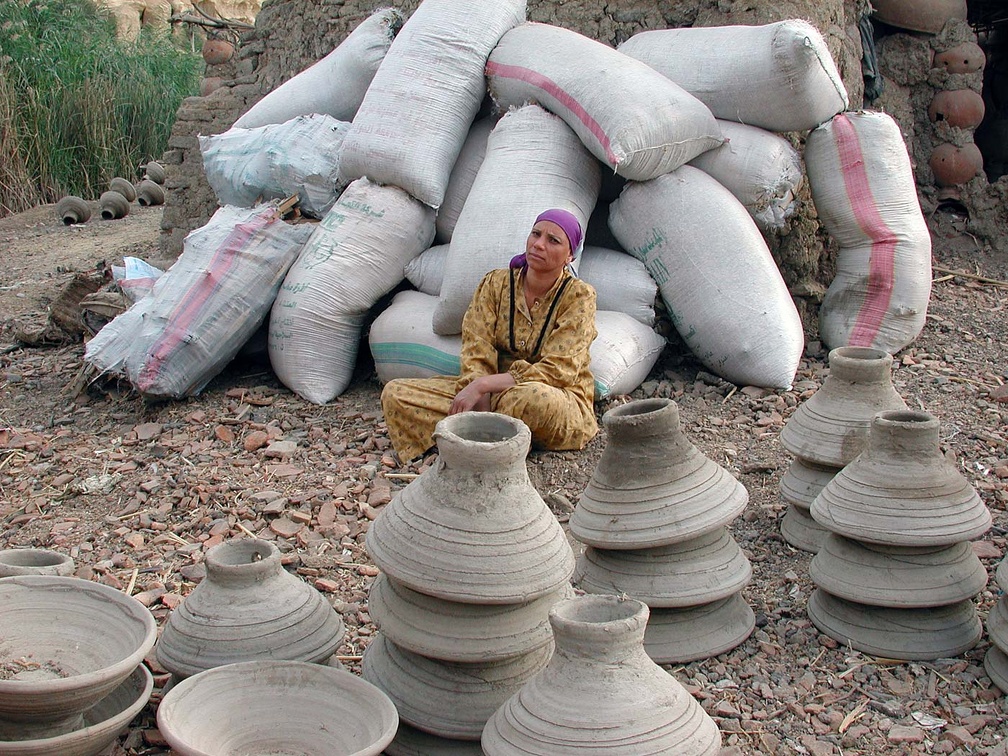 The village of potters at Nazla (Fayoum)  