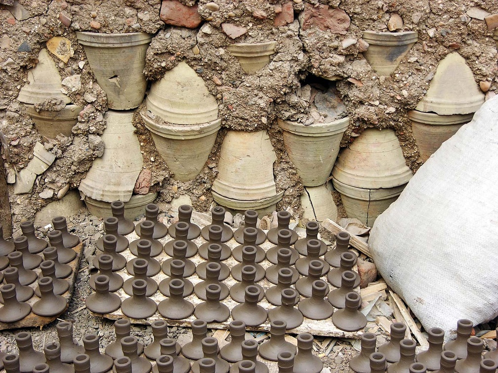 Atelier de potiers à Fostat (Le Caire)  