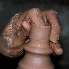 Pottery workshop at Fustat (Cairo)  