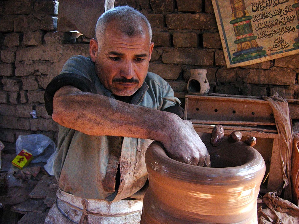 Pottery workshop at Fustat (Cairo)  