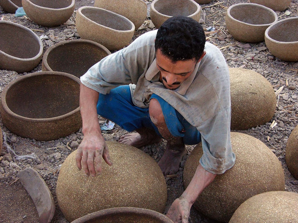 Le village des potiers à Nazla (Fayoum) 