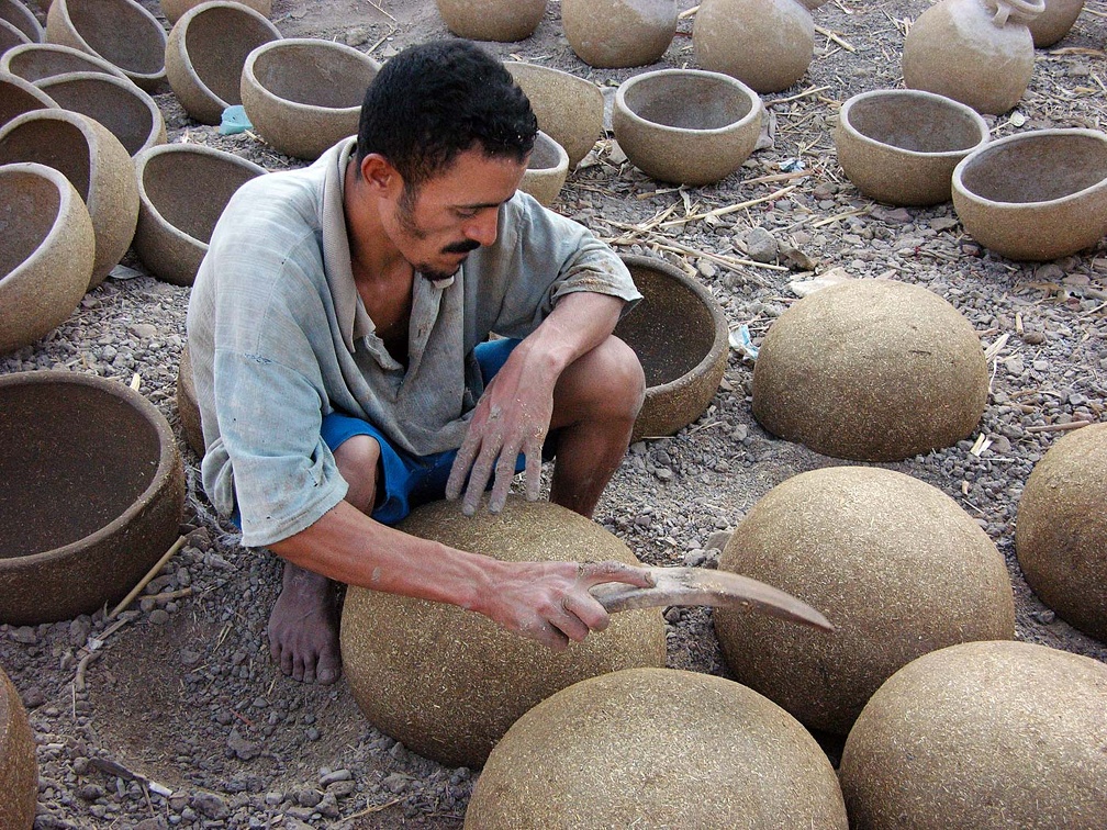 The village of potters at Nazla (Fayoum)  