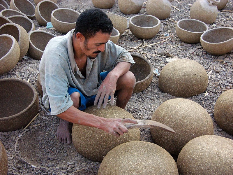 Pueblo de alfareros. Nazla (Fayoum) 