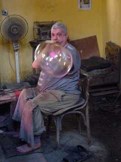 Glassblower at Bab el Nasr (Cairo) 