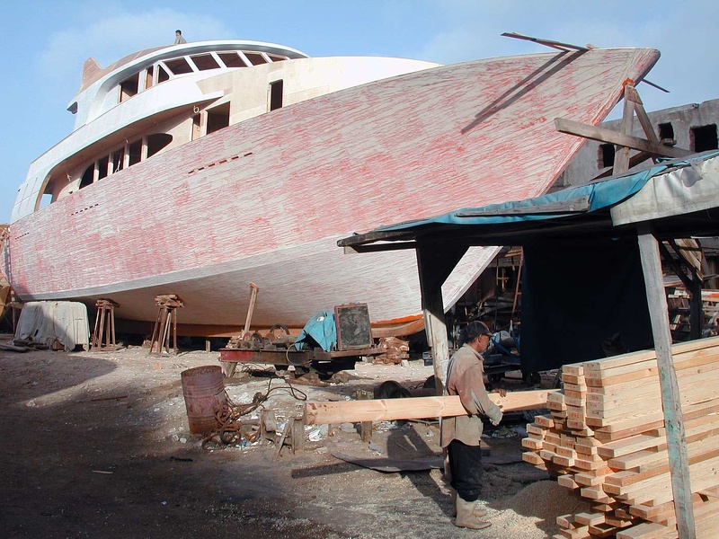 Chantier naval à Alexandrie