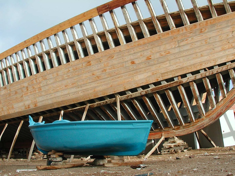 Chantier naval à Alexandrie