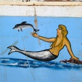 Painting on a fishing boat, Alexandria  