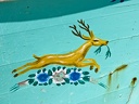 Peinture sur une barque de pêcheur, Alexandrie 
