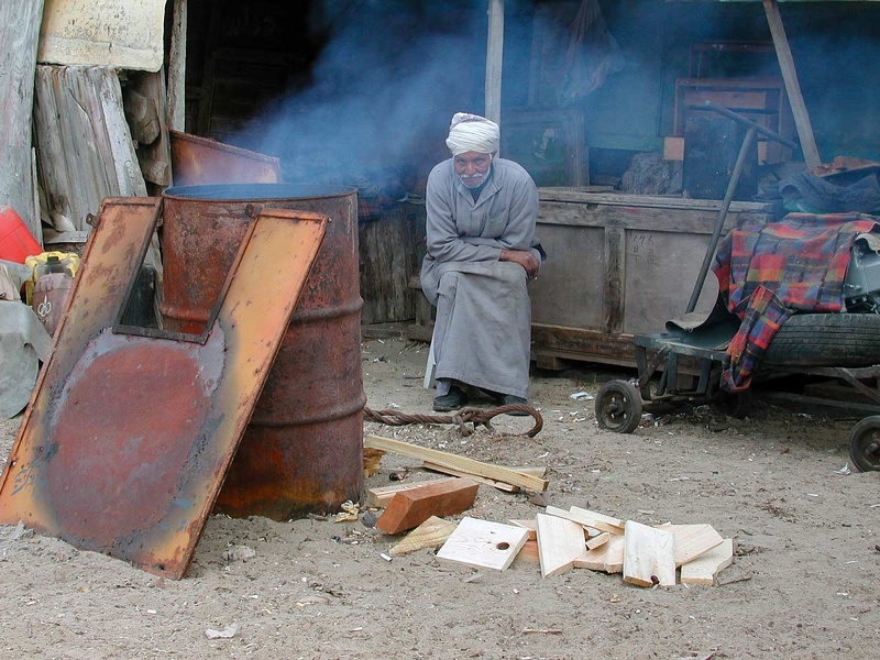 Shipyard in Alexandria, 2004 