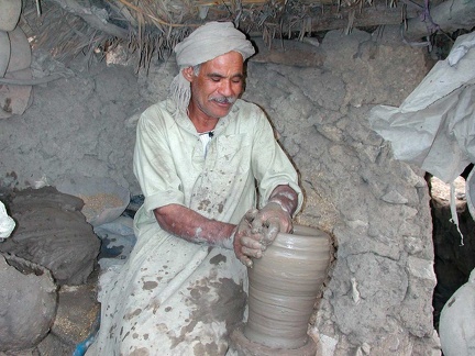 Atelier de potiers à Fostat (Le Caire)  