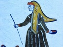 Street art. pared pintada, Fayum, Egipto