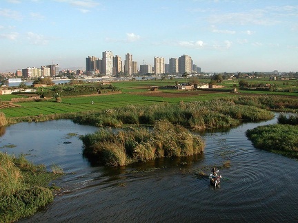 The Nile from el-Monib Bridge  