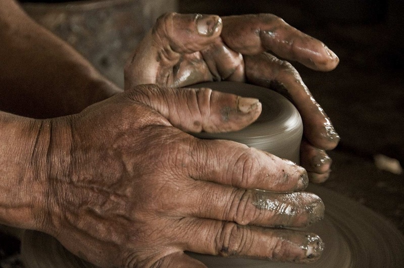 Atelier de potiers à Fostat (Le Caire)  