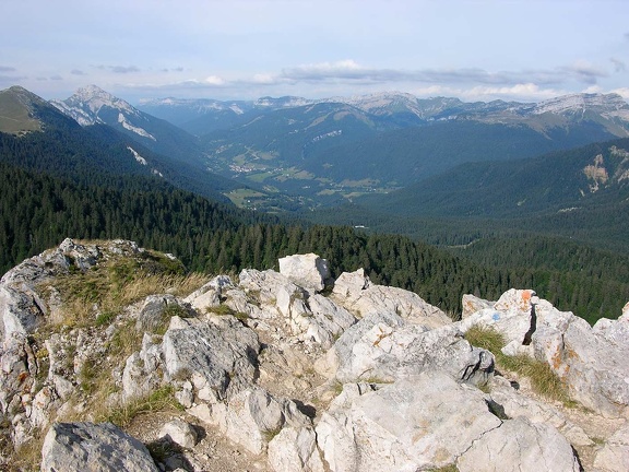 Vue depuis le sommet de La Pinéa