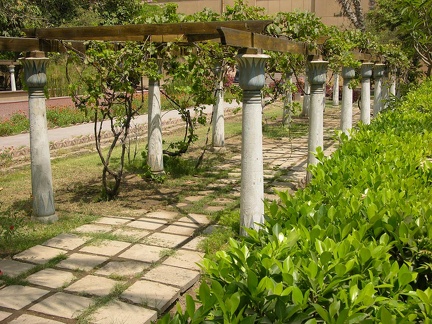 Jardín del Museo de la Agricultura. El Cairo