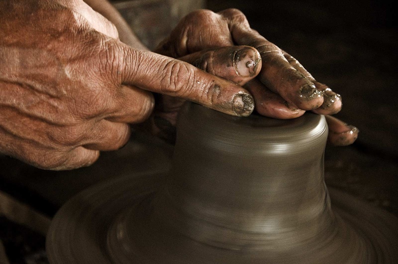 Atelier de potiers à Damanhour (Delta du Nil, Égypte)