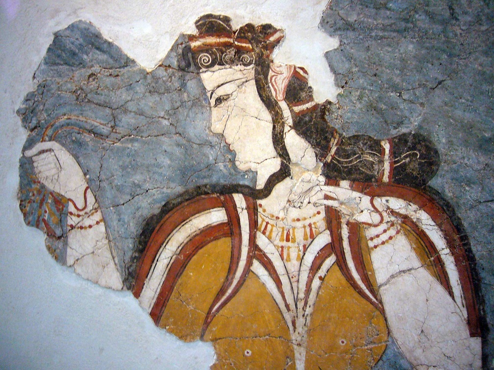 Dame de Mycènes. Musée National Archéologique. Athènes 