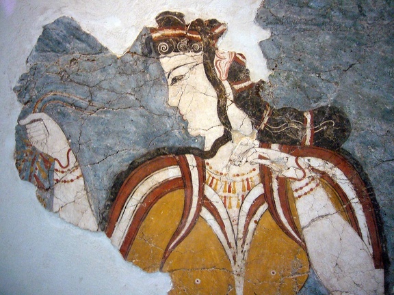 Dame de Mycènes. Musée National Archéologique. Athènes 