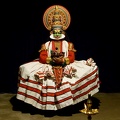 Danza Kathakali en un teatro