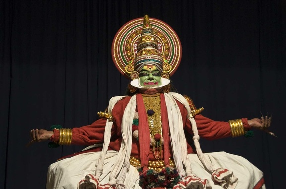 Traditional Kathakali show  