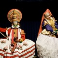 Danza Kathakali en un teatro