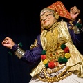 Danza Kathakali en un teatro