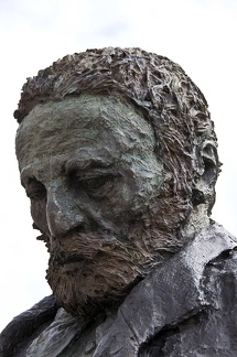 Statue de Victor Hugo par Ousmane Sow. Esplanade des Droits de l'Homme à Besançon