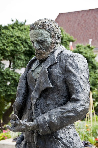 Sculpture of Victor Hugo by Ousmane Sow. Besançon   