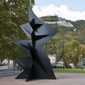 Monsieur Loyal, monumental steel stabile, Museum of Grenoble  