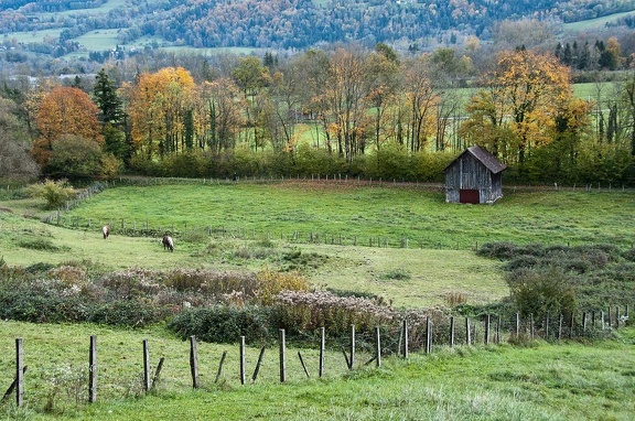 Landscape in the Chartreuse Mountains 