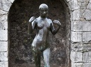 Girl standing. Bronze sculpture by Marcel Gimond. Museum of Grenoble  