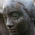 Girl standing. Bronze sculpture by Marcel Gimond. Museum of Grenoble  
