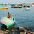 Fishermen and fishing port 